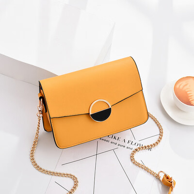 

Korean version of chic small square bag ladies bag college wind chain shoulder diagonal package 2019 new casual bag