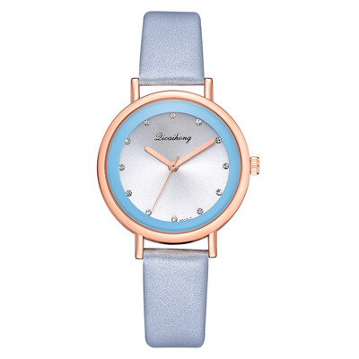 

Fashion ladies new high-grade diamonds English watch wish hot color simple casual casual wild watches