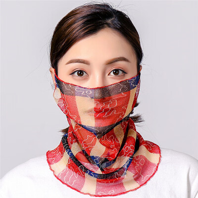 

Variety bib female collar sunscreen mask sunscreen veil spring&summer sunscreen scarf scarves sunscreen mask dust