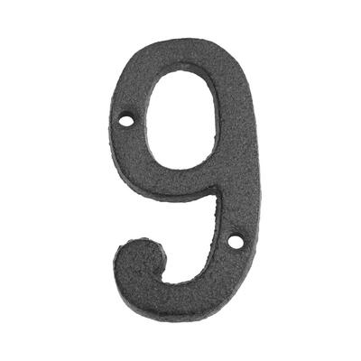 

Metal Digital Numbers Cast Iron House Sign Doorplate DIY Cafe Wall Decor