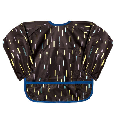 

Baby Bibs Waterproof Long Sleeve Apron Children Feeding Smock Bib Burp Clothes Soft Eat Toddler Clothing