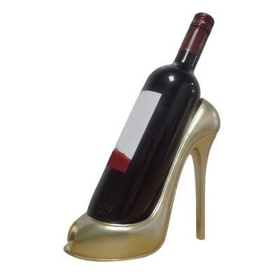 

Creative High Heel Shoe Wine Bottle Rack Holder Home Office Bar Decorative Shelf