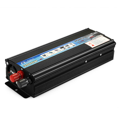 

Rectangle Car Inverter 2000W DC 12V AC 220V Vehicle Power Supply Switch On-board Charger
