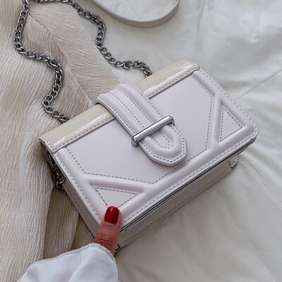 

Summer new female 2019 new Chaohan version 100 lap slant chain bag Xiaoqing new fashion square bag