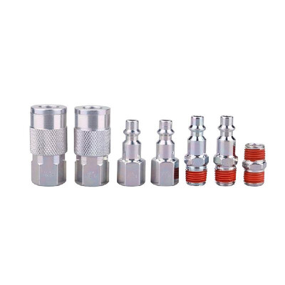

12Pcs 14"NPT Air Coupler Plug Kit Air Hose Fittings Quick Connect