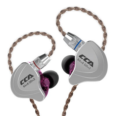 

CCA C10 4BA1DD Hybrid In Ear Earphone HIFI DJ Monitor Running Sport Earphone Headset Earbud With Detacable Upgraded Cable