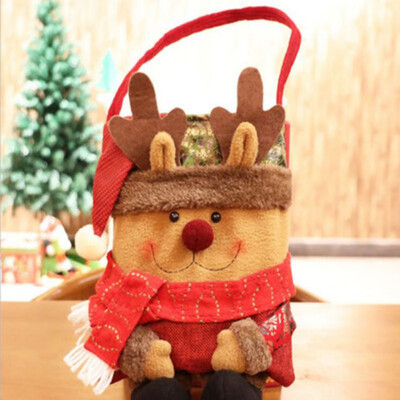 

Christmas Gifts Bag Cute Santan Shape Candy Gift Storage Bag christmas stockings decorations for home santa sacks