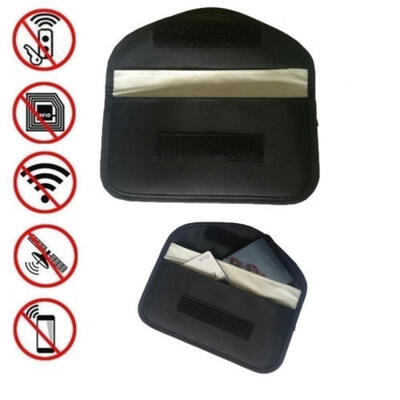 

Genuine Car Key Keyless Entry Fob Signal Blocker Faraday Bag - Larger Version