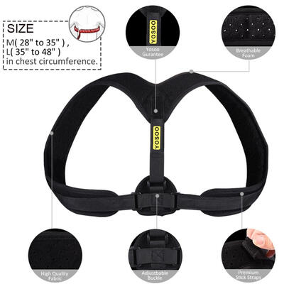 

Greensen Back Posture Corrector Adjustable Clavicle BraceBack Posture Corrector