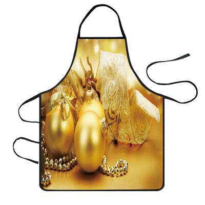 

Toponeto Christmas Decoration Waterproof Apron Kitchen Aprons Dinner Party Apron