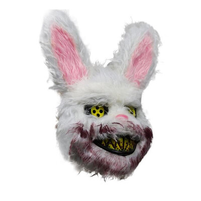 

Explosion Halloween Bloody Rabbit Plush Mask Cosplay Masquerade Props Rabbit mask