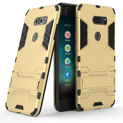 

Goowiiz Phone Case For LG Q6G7V30V30sK8 2018 Armor PCTPU Silicone Hard Bracket Double Protection