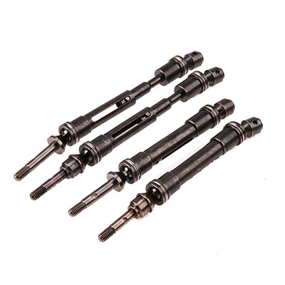 

4pcs Front Rear Universal Drive Shaft Dog Bone for Traxxas 110 Slash 4x4