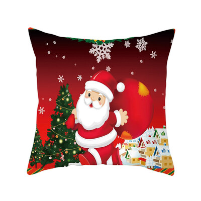 

Tailored Merry Christmas Super Soft Square Throw Pillow Pillow Cover 45x45cm Home Decor