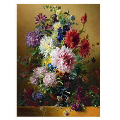 

5D DIY Full Drill Diamond Painting Color Flower Pot Cross Stitch Embroidery