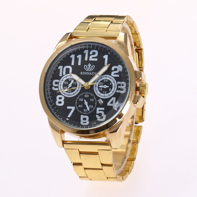 

Europe&the United States hot alloy quartz watch fashion trend calendar