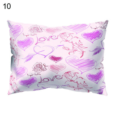 

Romantic Love Heart Pillow Cover Cushion Case Home Car Sofa Bedroom Hotel Decor