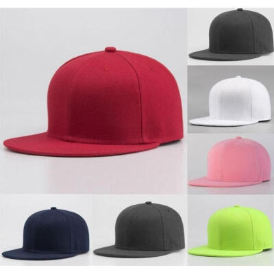 

Sports Baseball Cap Blank Plain Solid Snapback Golf ball Hip-Hop Hat Men Women