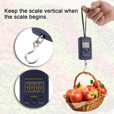 

Greensen 40kg10g Electronic Scale Digital Hanging Luggage Portable Scale with Hook