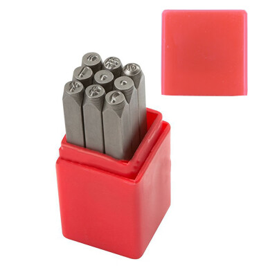 

532 Inch Stamps Numbers Punctuation Stamp Set Punch Steel Metal Tool