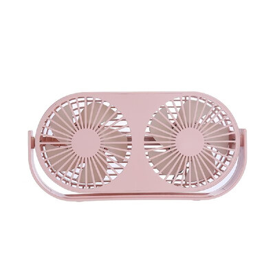 

Desk Type Summer Aromatherapy 3 Gears Wind Speed Home Office USB Mini Electric Double Leaves Desktop Fan