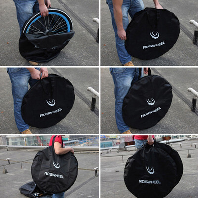 

Ktaxon ROSWHEEL Waterproof Bike Travel Transport Wheel Bag Cycle Bicycle Box Case Black