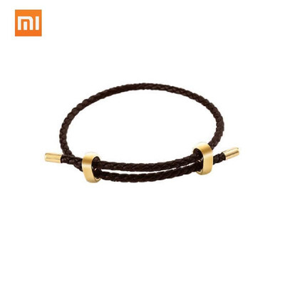 

Original Xiaomi Mijia LUCKYME Wild Genuine Leather String Rope Pull Bracelet 25cm 44cm Men Women Bracelet Band