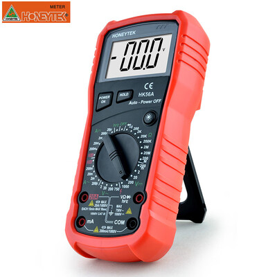 

HONEYTEK Multi meter HK56A Multimeter Digital Voltmeter Professional Voltmeter Digital Avometer With Backlight Tester Tool