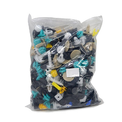 

500Pcs Universal Mixed Vehicle Bumper Clips Retainer Fastener Rivet Door Panel Fender Liner