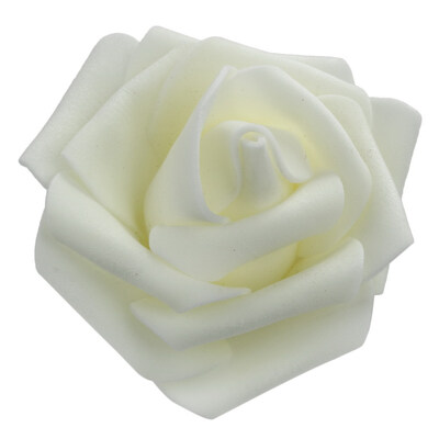 

50pcs Foam Rose Flower Head Artificial Flowers Handmade Bouquet Decoration
