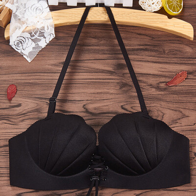 

〖Follure〗Women Big Size Sexy Bra Adjustable Drawstring Lingerie Push-Up Shell Bra