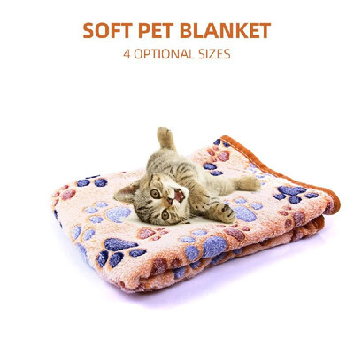 

Cute Dog Bed Mats Blanket Soft Foot Print Warm Dog Sleeping Bed Cover Mat Dog Towels
