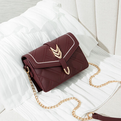 

French minority womens western style small square bag Joker shoulder Messenger bag ins womens bag
