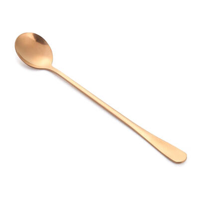 

Long Handle Stainless Steel Ice Spoon Coffee Tea Spoons Kitchen Tableware
