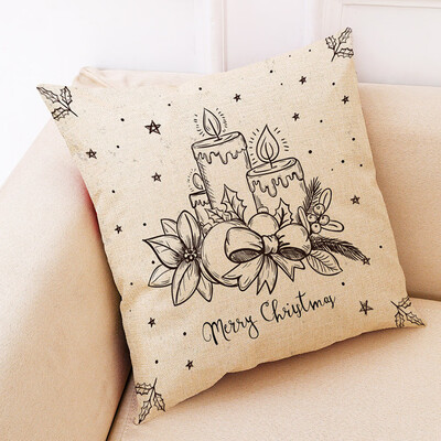 

Tailored Christmas Home Decor Cushion Cover Graffi Style Throw Pillowcase Pillow Covers
