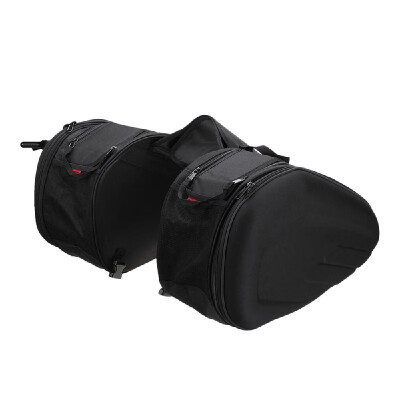 

Pair Universal Motorcycle Side Saddle Bag Package Luggage Helmet Bags Waterproof