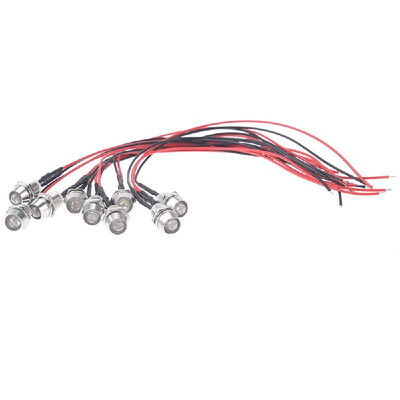 

10Pcs DC 12V Emergency Light Indicator Signal Light Turn Signal Indicator Light-emitting Diode Light Bulb