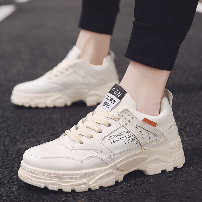 

Ins mens shoes Korean version of the trend of wild shoes sports&leisure old little white tide shoes white shoes autumn