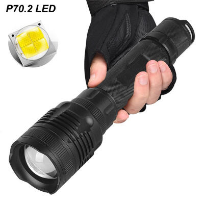 

P62 Super Bright 4800LM Outdoor Flashlight High power Telescopic Zooming Waterproof Tactical Flashlight 1865026650 Battery Powe