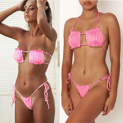 

Roseonmyhand Women Bandage Push-up Padded Bikini Set Swimwear Swimsuit Bathing Suit