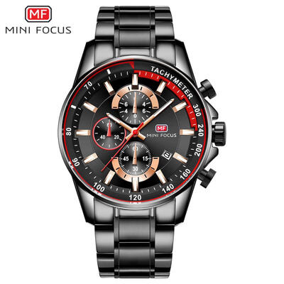 

MF0218G Men Business Quartz Wristwatches Calendar Timing Velocity Measurement Luminous Waterproof Watch