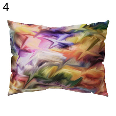 

Colorful Stripe Car House Pillow Case Cushion Cover Sofa Bed Car Office Decor
