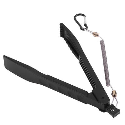 

Plastic Fishing Pliers Gripper Fish Clamp with Lock Switch Spring Lanyard