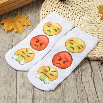 

New Fashion Women Socks Cute Print Low Cut Ankle Breathable Stretchy Casual Socks
