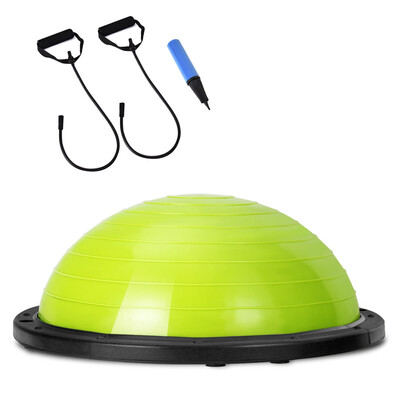 

23" BluePink Yoga Ball Balance Trainer with Pump-Green