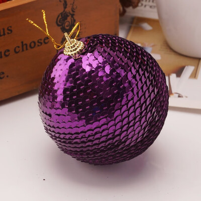 

Tailored Christmas Rhinestone Glitter Baubles Ball Xmas Tree Ornament Decoration 8CM