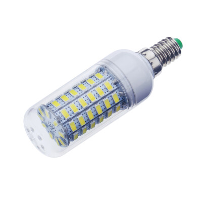 

〖Follure〗E14 15W 69 LEDS 5730 Chip SMD Corn Light Bulb Lamp With Cover Pure White