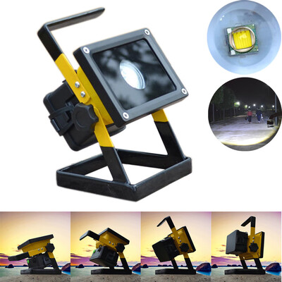

Saidsome Rechargeable 30W 2400LM T6 LED Floodlight Work Light Caravan Camping Lamp flashlight lamp
