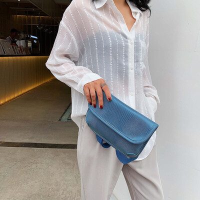 

Tailored Fashion Women Leather Messenger Bag Simple Pure Color Shoulder Bag Crossbody Bag