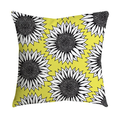 

〖Follure〗Pineapple Leaf Yellow Pillow Case Sofa Car Waist Throw Cushion Cover Home Decor